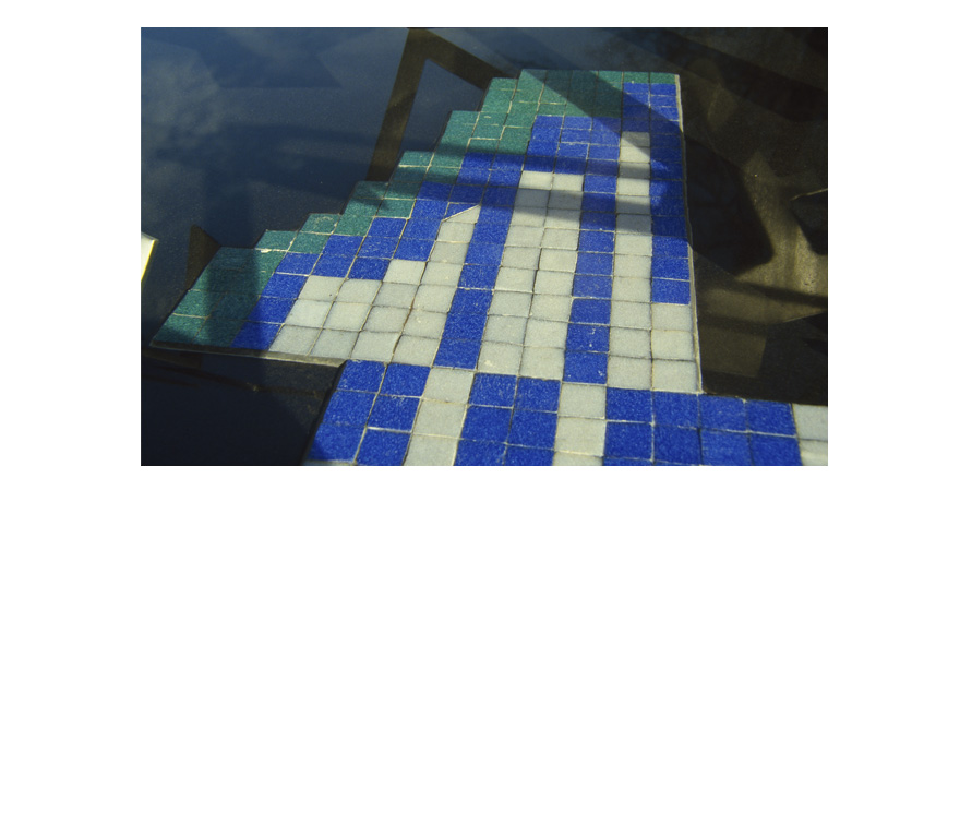 detail glasmozaïiek